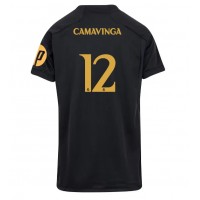 Real Madrid Eduardo Camavinga #12 3rd trikot Frauen 2023-24 Kurzarm